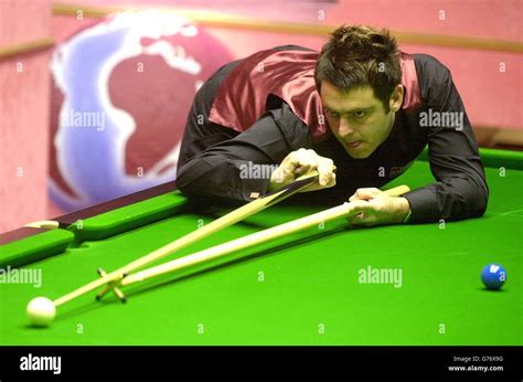 Englands Ronnie Osullivan During The Quarter Finals Of The Embassy World Snooker Championships