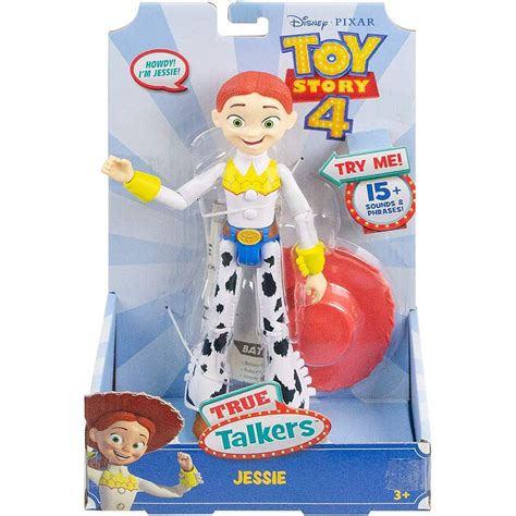 Mattel Disney Pixar Toy 4 Story True Talkers Jessie Figure Gdp80