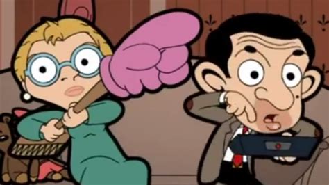 Breaking His Big Tv Mr Bean Official Cartoon Youtube
