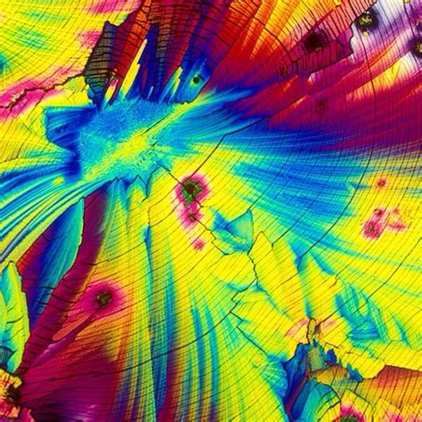 cocktail things under a microscope psychedelic image art