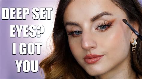 The Perfect Makeup Look For Deep Set Eyes Youtube