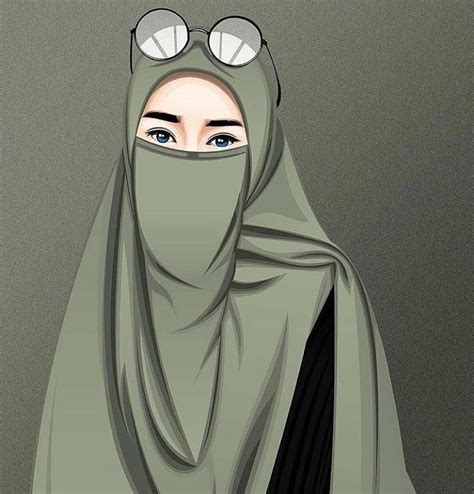41 Gambar Kartun Muslimah Cantik Terbaru 2020