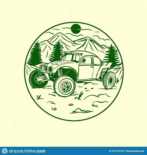 Adventure Is Calling 4x4 Off Road Quotes Saying Stock Vector