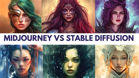 Stable Diffusion Vs Midjourney Side By Side Comparison Youtube