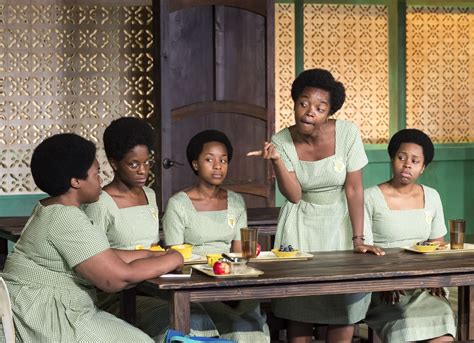 theater review school girls or the african mean girls play kirk douglas theatre culver city