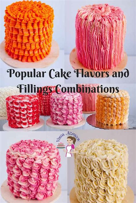 Cake Flavor Combinations Aka Best Cake Filling And Frosting