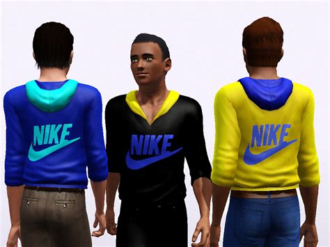 The Sims Resource Nike Hoodie By Luckyoyo