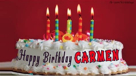 happy birthday carmen images