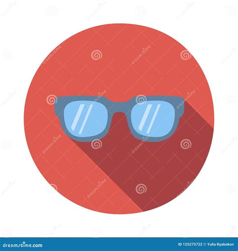 Sunglasses Flat Icon Stock Illustration Illustration Of Glasses