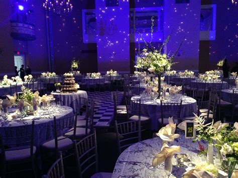 Elegant Wedding With Starry Night Uplighting Starry Night Wedding Theme Starry Night Wedding
