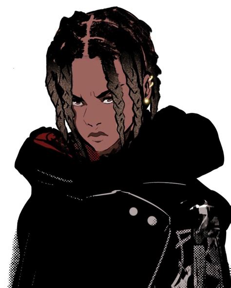 Pin By Dean Carroll On Brawlers Black Anime Guy Black Cartoon