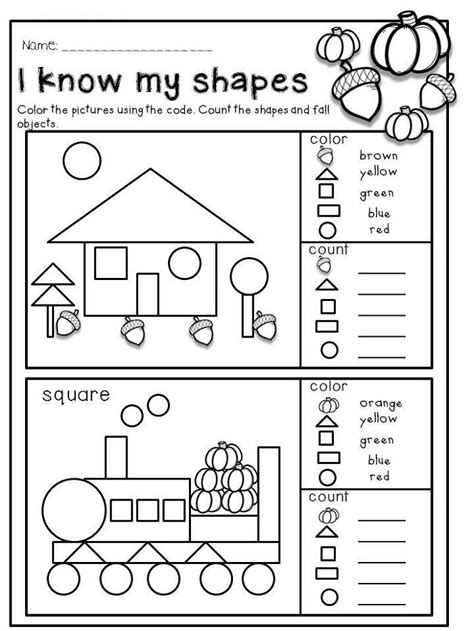 Preschool Activity Sheets Coloring Learning Printable Math