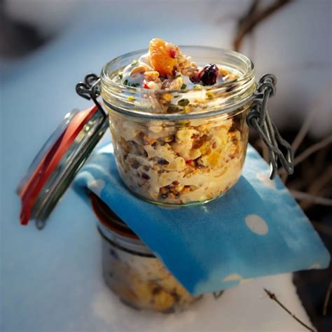 Picknick im schnee geht nicht! Bircher Müsli mit Cranberries · Effilee