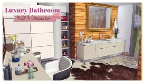 Luxury Bathroom Build And Decoration At Dinha Gamer Sims