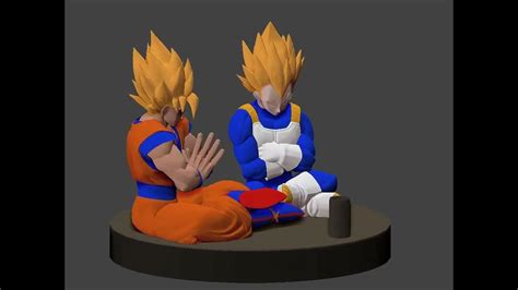 Goku And Vegeta Meditation Youtube