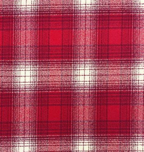 Robert Kaufman Mammoth Flannel Plaid Red Srkf156003 Fabric Utopia