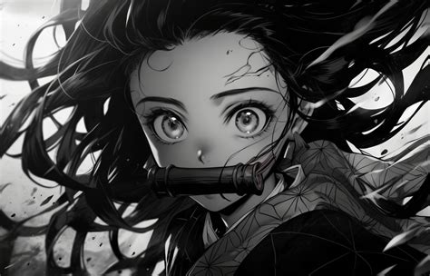 1400x900 Resolution Nezuko Kamado In Manga Realistic Style 1400x900