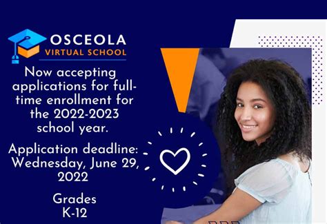 Osceola Virtual School Currently Accepting Students For 2022 2023