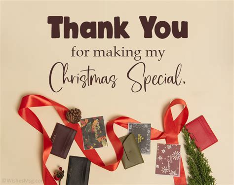 Christmas Thank You Messages For Wishes Gift Party