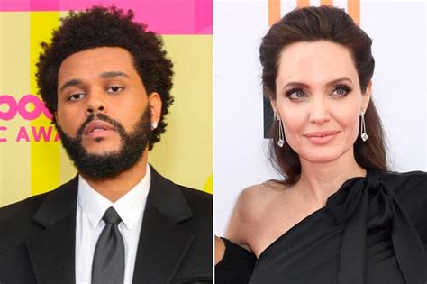 The Weeknd And Angelina Jolie Spotted Together At Dinner