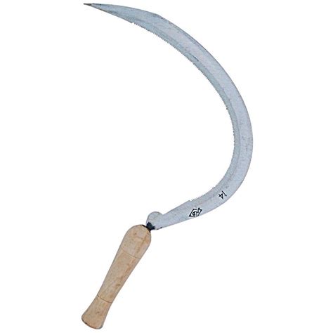 Landscape Scythe With Serrated Curved Blade 14 In K110 14 The Home