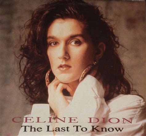 Celine Dion The Last To Know 1991 Cardsleeve Cd Discogs