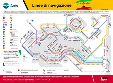 Plan Vaporetto Venise : téléchargez le plan du vaporetto à Venise