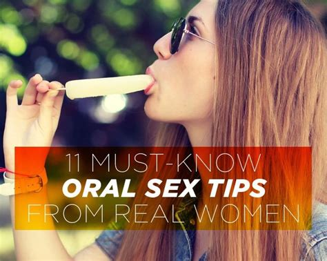 11 Must Know Oral Sex Tips From Real Women Musely
