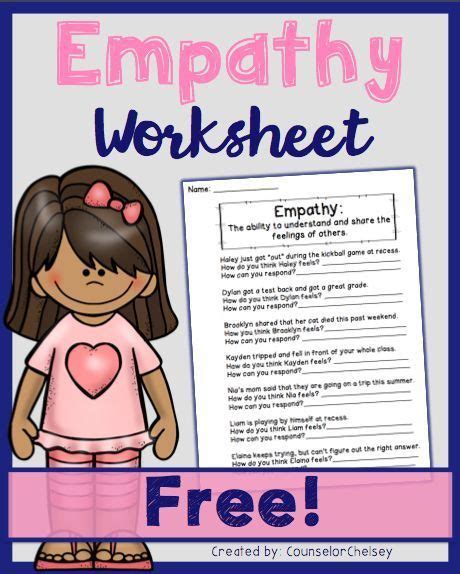 Empathy Worksheets Free Teaching Empathy Social