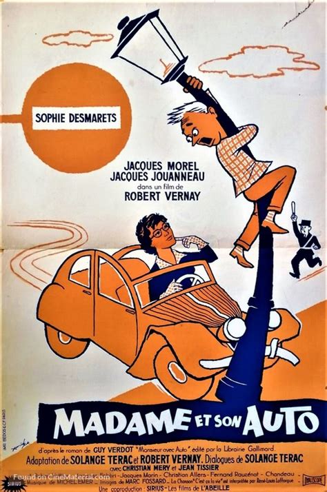 madame et son auto 1958 french movie poster