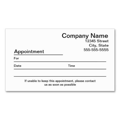Appointment reminder software survey template lettering. Pin on Appointment Reminder Business Cards
