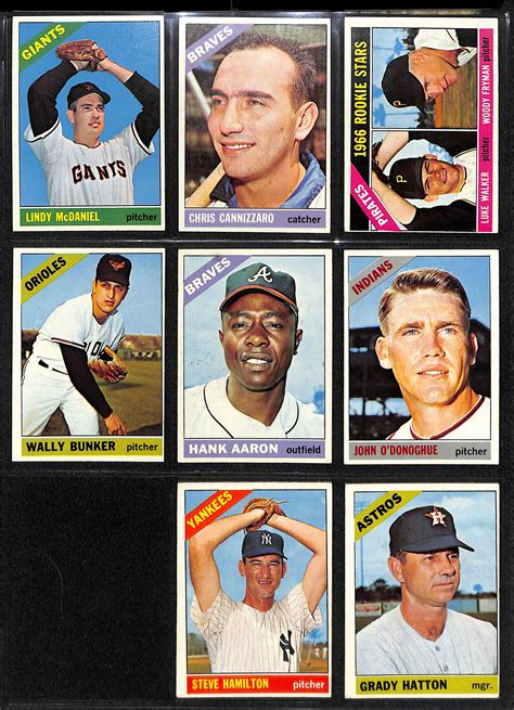 There was a lot going on in 1966 but kids who collected topps baseball cards could count on plunking down a nickel for some bubble gum and a few cards. Lot Detail - 1966 Topps Baseball Near Complete Set (Missing Only 19 Cards)