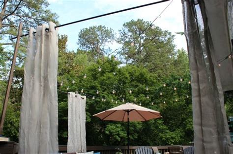 Discover unique curtain rods, finials and tiebacks at anthropologie, including the season's newest complete your window treatments with an enchanting collection of curtain rods and hardware at. DIY Floating Outdoor Curtain Rod- Creating a Privacy ...