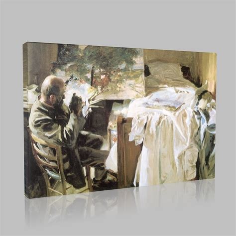 John Singer Sargent An Artist In His Studio Tablo Kanvas Poster