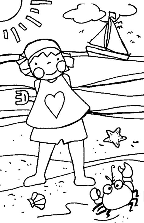 Summer holiday Coloring Pages - Coloringpages1001.com