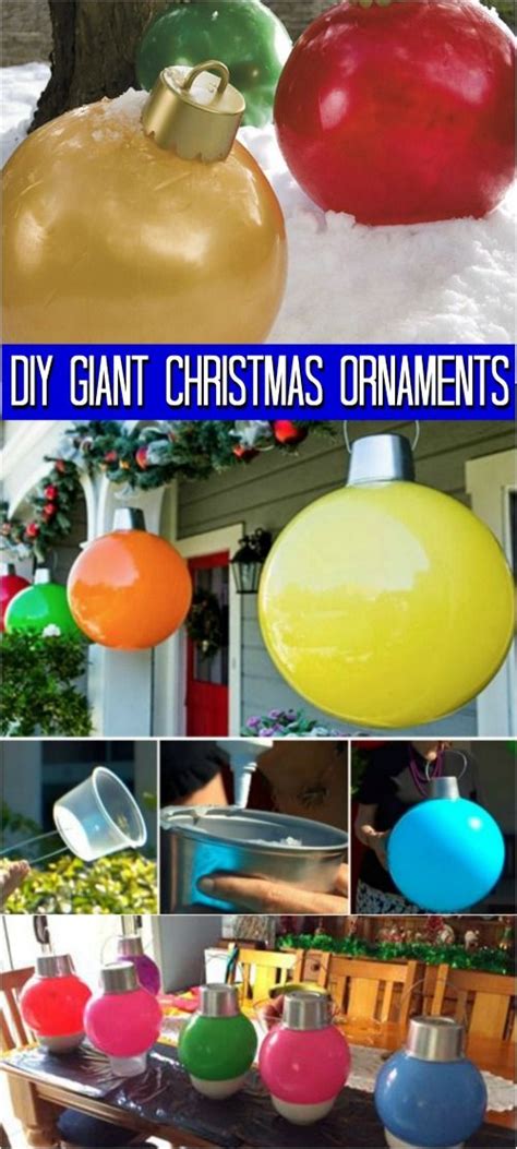 How To Make Your Own Giant Christmas Ornaments Easy Video Tutorial