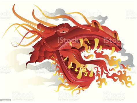Red Dragon Head Stock Illustration Download Image Now Dragon