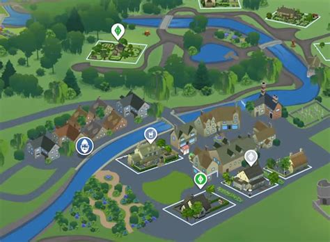 Sims 4 City Living Map Imaginglasopa