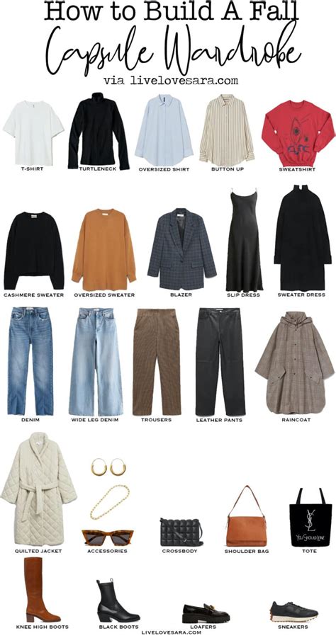 How To Build A Complete Fall Capsule Wardrobe Livelovesara