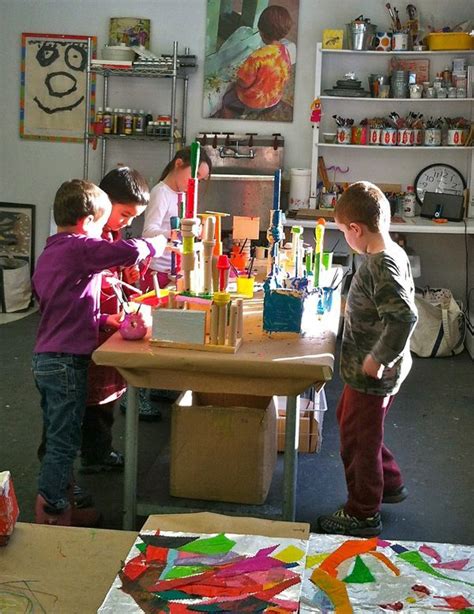10 Inspiring Art Studios For Kids Meri Cherry Kids Art Studio Art