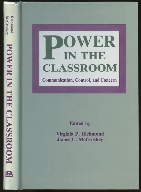 Power In The Classroom Communication Control And Concern Virginia
