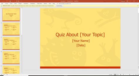 Creating Template In Powerpoint Pulp