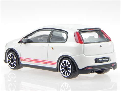 Fiat grande punto 1.2 white. Fiat Grande Punto Abarth 2014 white diecast modelcar 30198 ...