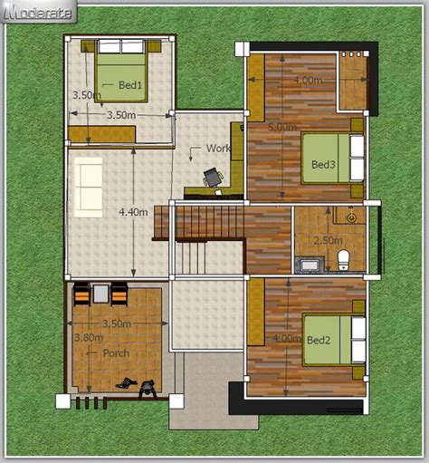 Modern Bahay Kubo Floor Plan Realtec