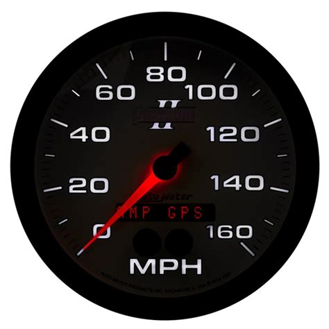 Autometer 7581 Gps Speedometer 5 Inch 0 160 Mph