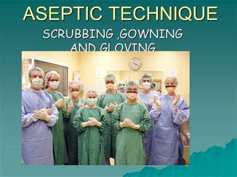 It involves applying the strictest rules to minimize if even one part of the aseptic technique is missed during catheter insertion, the patient can easily get an infection. ASEPTIC TECHNIQUE1 |authorSTREAM