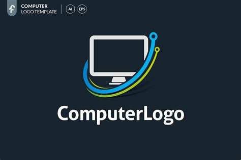 Computer Logo Creative Logo Templates ~ Creative Market
