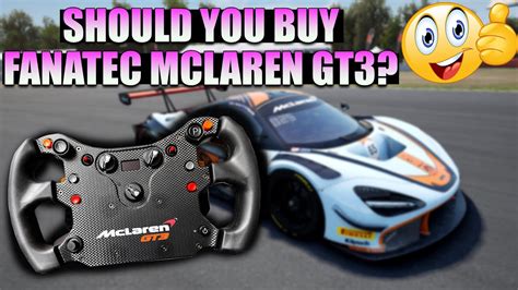 Why You Should Buy The Fanatec McLaren GT3 Wheel YouTube