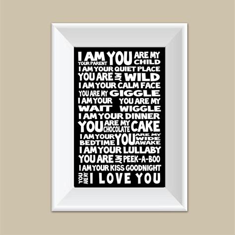 I Am Your Parent You Are My Child 11x17 Print By Augustandelm
