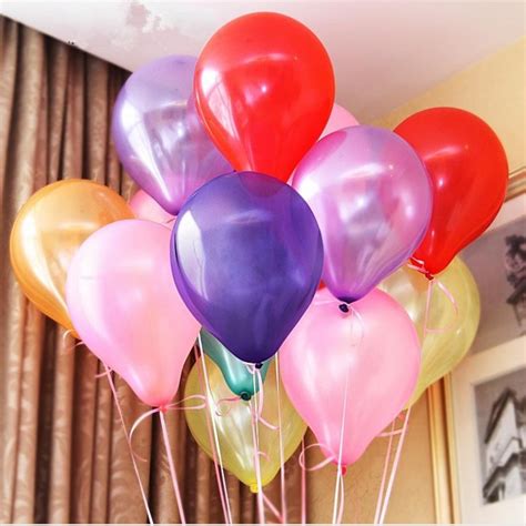 100 Pcs Lot 10 Inches Latex Balloon Helium Thickening Round Balloon 9